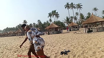 Two lovers went to the beach to conceal their love for each other and went inside to make love Two lovers went to the beach to conceal their love for each other and went inside to make love