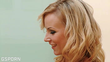 Wet pussy blonde girl with natural tits is fucked by hard cock