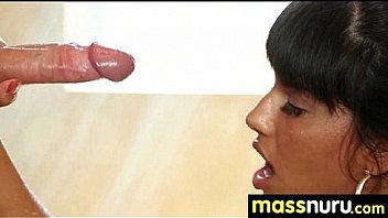 Lucky client gets a full service massage 12