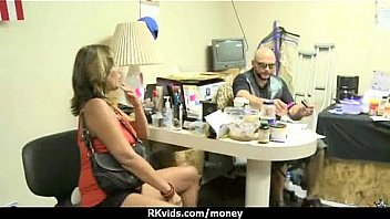 Amateur hottie takes cash for public sex 16