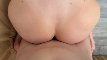 My housekeeper is willing to do anything for money so she polishes my cock every day sex for money