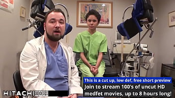 Freshman gets mandatory hitachi orgasm from nurse sandra chappelle