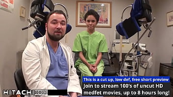 Freshman gets mandatory hitachi orgasm from nurse sandra chappelle