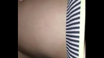 I fucked by the pizza delivery guy in my living room he gave me his cum in my ass