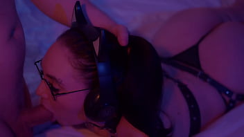 Lewd boy piss on tits his wench's and anal fuck her and she gets facial