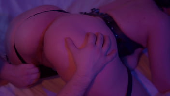 Lewd boy piss on tits his wench's and anal fuck her and she gets facial