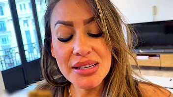 The official country girl shares a big white cock with her horny friend