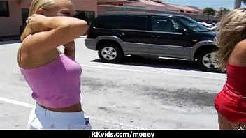 Desperate teen naked in public and fucks to pay rent 2