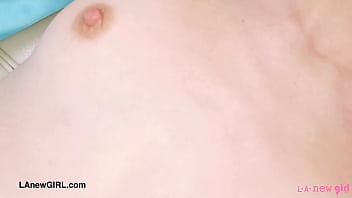 Stunning brunette model naked close up