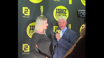 Interview for xbiz on the red carpet