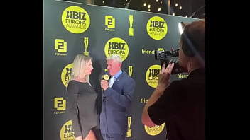 Interview for xbiz on the red carpet