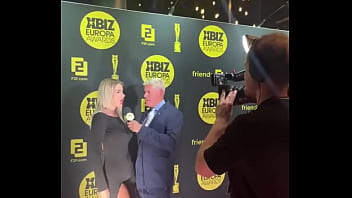 Interview for xbiz on the red carpet