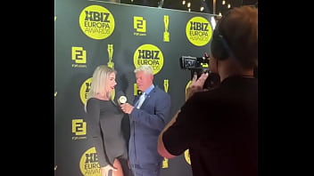 Interview for xbiz on the red carpet