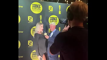 Interview for xbiz on the red carpet