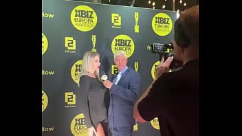 Interview for xbiz on the red carpet