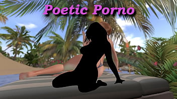 Presentation Of The Hungarian Virtual Model Laura Horvath Posing On A Beach In The Metaverse Of Secondlife thumbnail