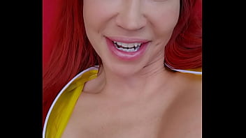 Milf wears transparent latex catsuit at pool Milf wears transparent latex catsuit at pool