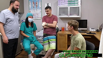 Male & female nurses learn to sound dr canada's penis