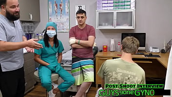 Male & female nurses learn to sound dr canada's penis