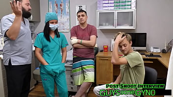 Male & female nurses learn to sound dr canada's penis