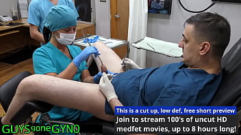 Male & female nurses learn to sound dr canada's penis