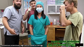 Male & female nurses learn to sound dr canada's penis