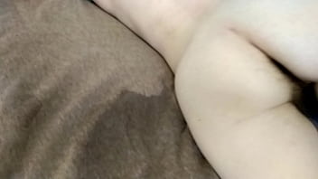 Hairy baby cuffed tickled & spanked then pisses fucks and sucks to facial