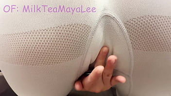 Big butt asian busty workout