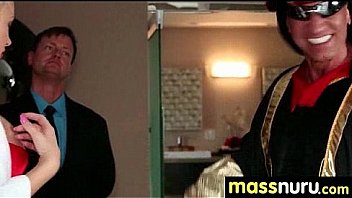 Sexy body gets a happy ending massage 11