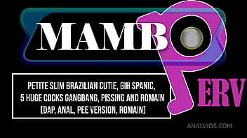 Petite slim brazilian cutie gih spanic 5 huge cocks gangbang pissing and romain dap anal pee version dirty version