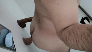 En ducha dildo