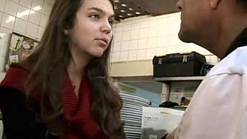 Young women make the chef horny