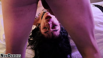 Aurora anarchy upside down face fuck spitting on face