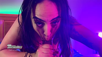 Brazilian babe tries to deepthroat