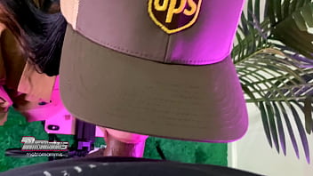 Brazilian babe tries to deepthroat