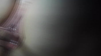 Through a glass tube