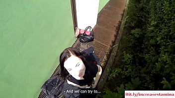 Out of town gal fucked outside