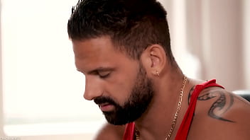 Tasty technician candie luciani deepthroats her client before fucking him