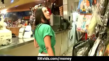 Sexy wild chick gets paid to fuck 26