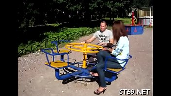 Filthy pussy gap of a horny babe gets drilled in different poses