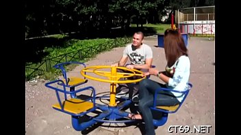 Filthy pussy gap of a horny babe gets drilled in different poses