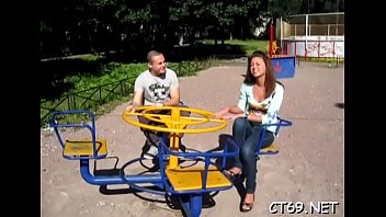 Filthy pussy gap of a horny babe gets drilled in different poses