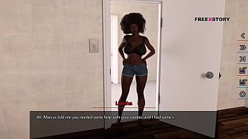 Dreams of desire latisha showing her huge breasts to alex while she is helping his studies