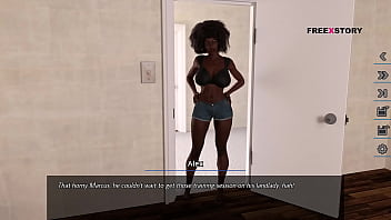 Dreams of desire latisha showing her huge breasts to alex while she is helping his studies