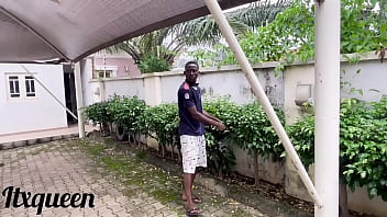 The gardener with the giant african cock