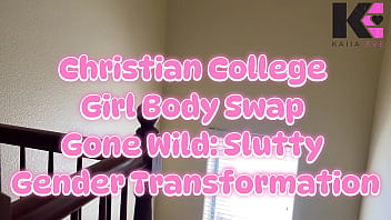 Christian College Girl Body Swap Gone Slutty Gender Transformation thumbnail