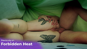 S1 ep3 a slutty step mother teases her step son by sucking and fucking him while talking to her husband on the phone