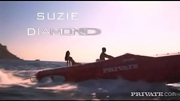 Suzie diamond chugs down a cumshot after giving her lover a blowjob