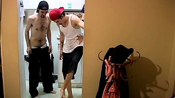 Pissing In White Young Boy Gay Twink Briefs Ian & Dustin Desperate To thumbnail