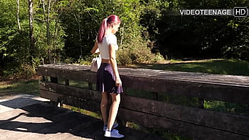 Cute 18 years old girl does her first porn interview